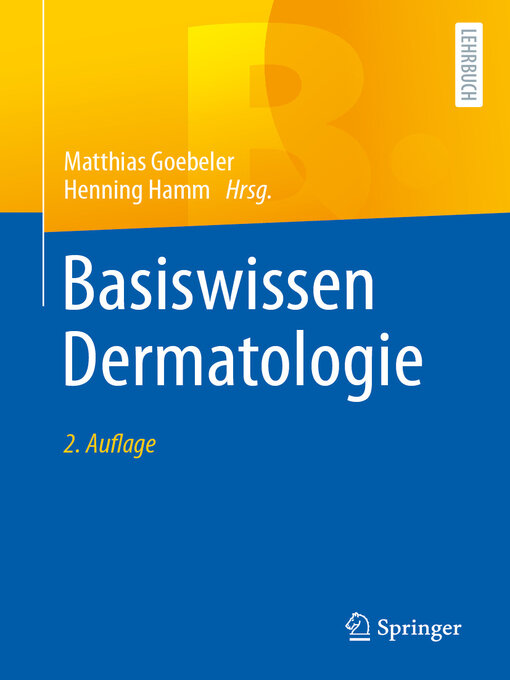 Title details for Basiswissen Dermatologie by Matthias Goebeler - Available